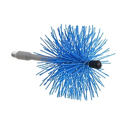 Deshollinador Cepillo Nylon Eje Flexible 100 mm.